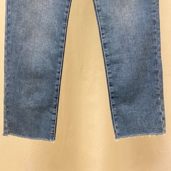 Just USA 14 NWT High Rise Straight Jeans Frayed Hems Women’s Stretch JP092 - Picture 4 of 9